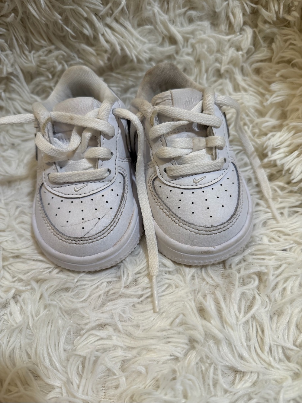 Nike Kids White Casual Sneakers